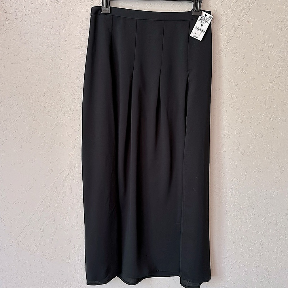 Bar III Dressy Softly Pleated Skirt/Fully Lined -Machine Wash